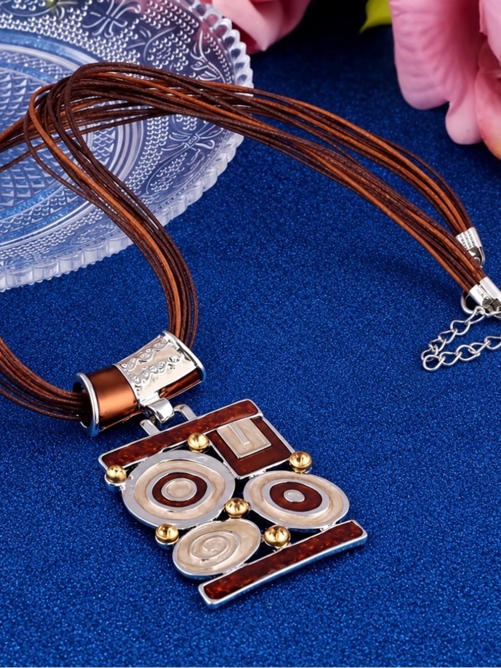NWT Brown Bohemian necklace